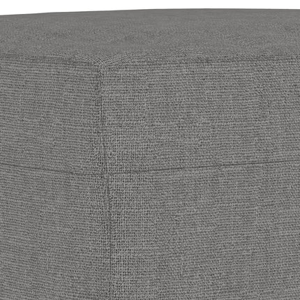 Bänk mörkgrå 100x35x41 cm tyg