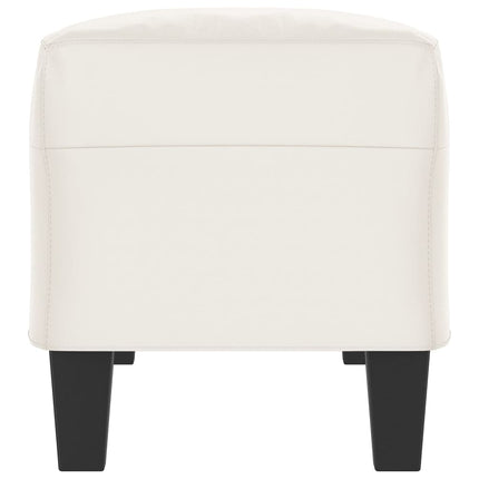 Bänk Beige 100x35x41 cm mikrofibertyg