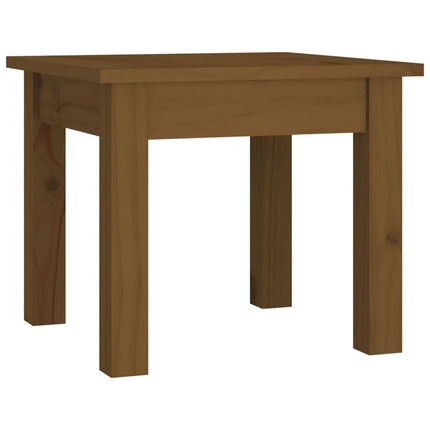 Soffbord honungsbrun 35x35x30 cm massiv furu