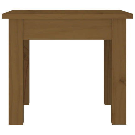 Soffbord honungsbrun 35x35x30 cm massiv furu