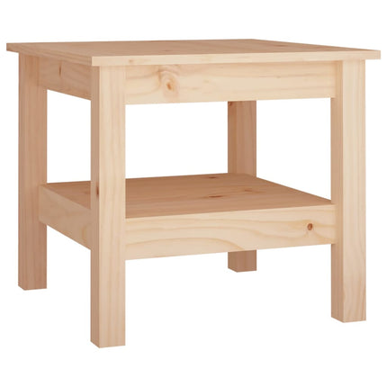 Soffbord 45x45x40 cm massivt trä furu