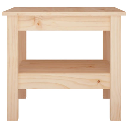 Soffbord 45x45x40 cm massivt trä furu