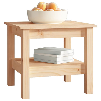 Soffbord 45x45x40 cm massivt trä furu