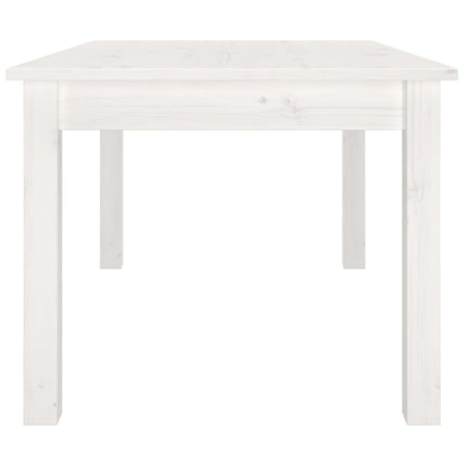 Soffbord vit 80x50x40 cm massivt furu