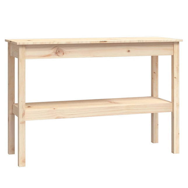 Konsolbord 110x40x75 cm massiv furu