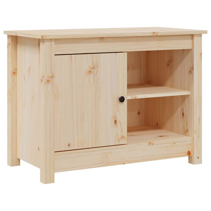 Tv-bänk 70x36,5x52 cm massiv furu