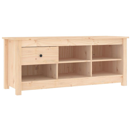Skoskåp 110x38x45,5 cm massiv furu