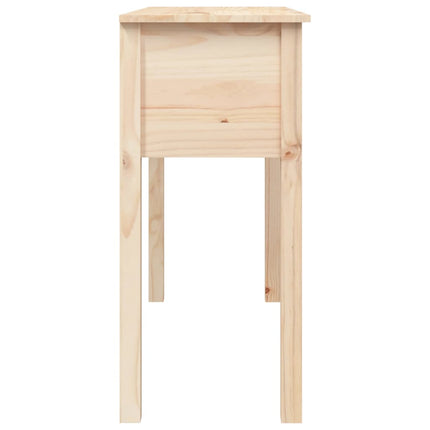 Konsolbord 100x35x75 cm massiv furu