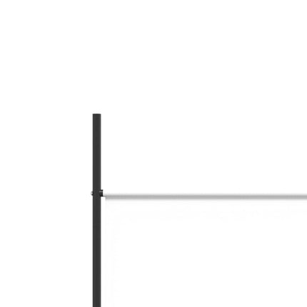 Rumsavdelare 5 paneler vit 250x200 cm tyg