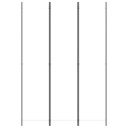 Rumsavdelare 3 paneler vit 150x220 cm tyg