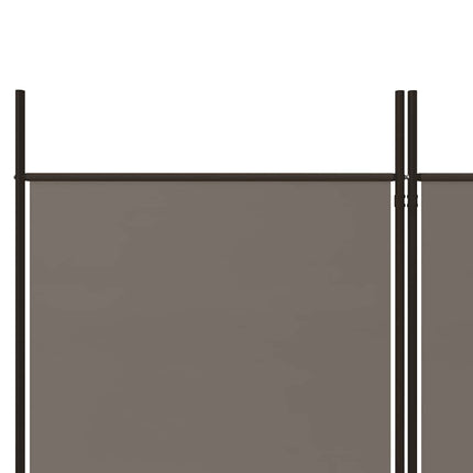 Rumsavdelare 5 paneler antracit 250x180 cm tyg
