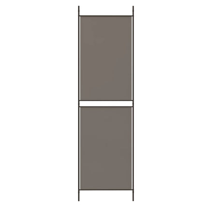 Rumsavdelare 3 paneler antracit 150x220 cm tyg