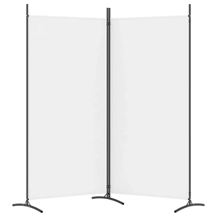 Rumsavdelare 2 panel vit 175x180 cm tyg
