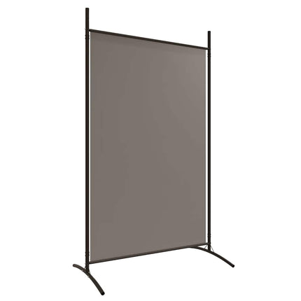 Rumsavdelare 4 paneler antracit 346x180 cm tyg