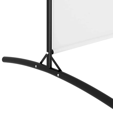 Rumsavdelare 6 paneler vit 520x180 cm tyg