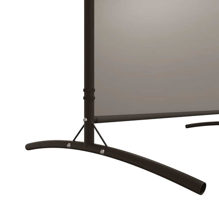 Rumsavdelare 2 paneler antracit 348x180 cm tyg