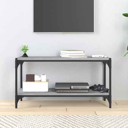 Tv-bänk grå sonoma 80x36x50 cm konstruerat trä