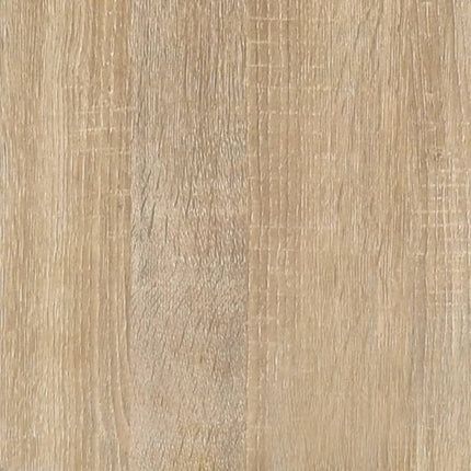 Bokhylla sonoma-ek 100x33x100 cm konstruerat trä och stål
