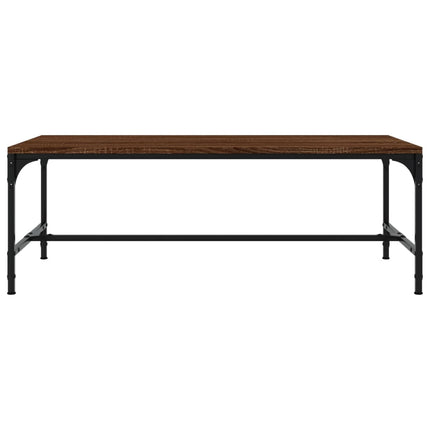 Soffbord brun ek 100x50x35 cm konstruerat trä