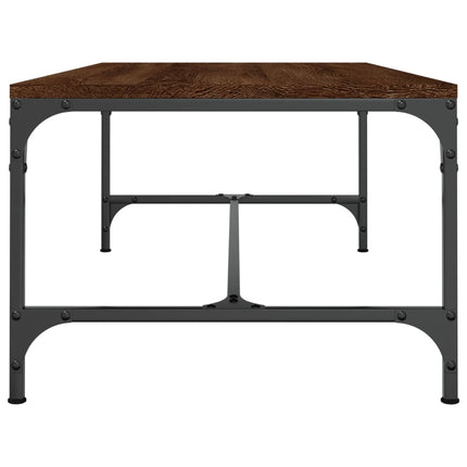 Soffbord brun ek 100x50x35 cm konstruerat trä