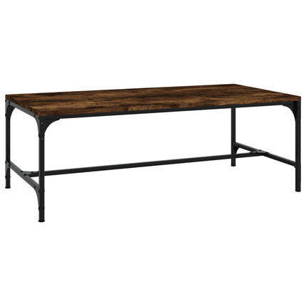 Soffbord rökfärgad ek 80x50x35 cm konstruerat trä