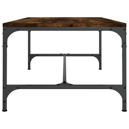 Soffbord rökfärgad ek 80x50x35 cm konstruerat trä