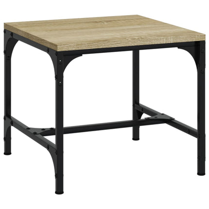 Sidobord 2 st sonoma-ek 40x40x35 cm konstruerat trä
