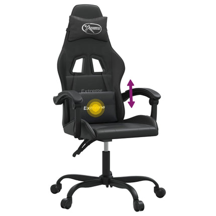 Gamingstol svart konstläder