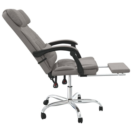 Kontorsstol med massage taupe tyg