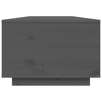 Soffbord grå 80x50x35,5 cm massiv furu