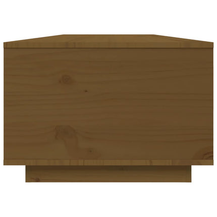 Soffbord honungsbrun 80x50x35,5 cm massiv furu