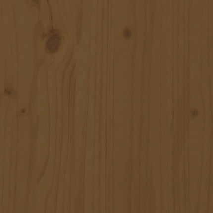 Sängbord 2 st honungsbrun 40x34x55 cm massiv furu