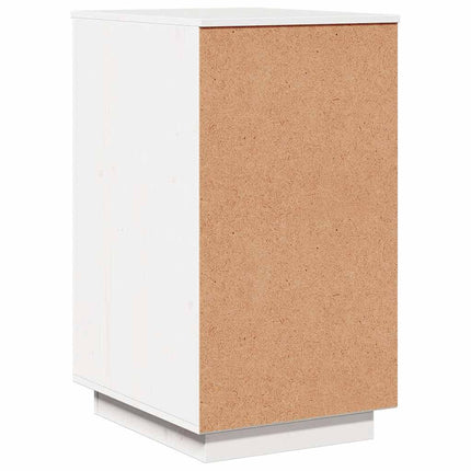 Skrivbordsskåp vit 40x50x75 cm massiv furu