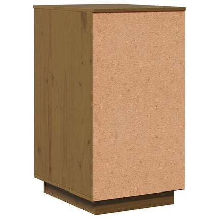 Skrivbordsskåp honungsbrun 40x50x75 cm massiv furu