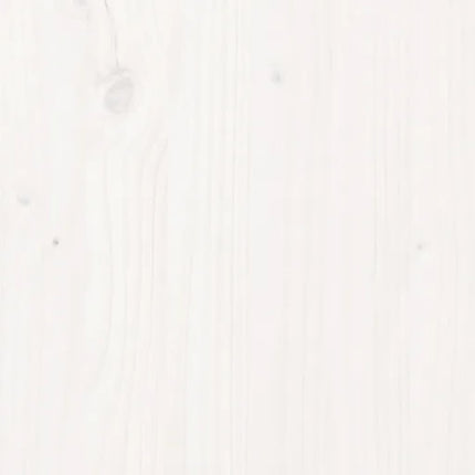 Skåp vit 100x40x75 cm massiv furu