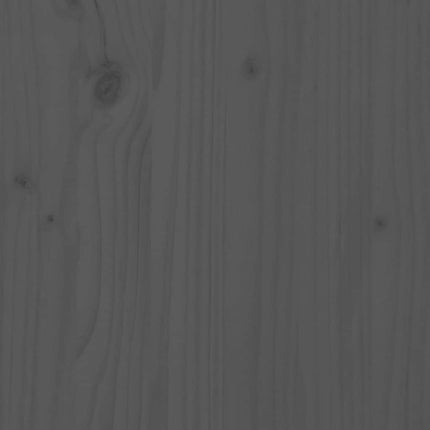 Byrå grå 100x40x75 cm massiv furu