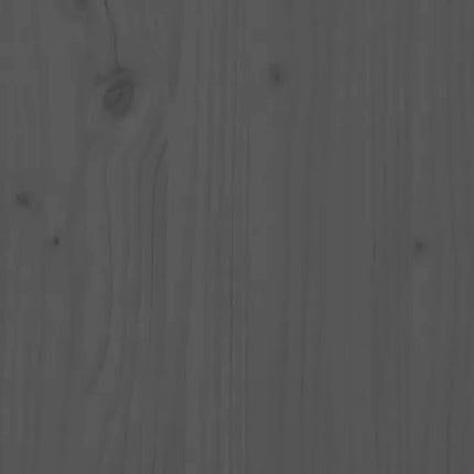 Högskåp grå 100x40x108,5 cm massiv furu