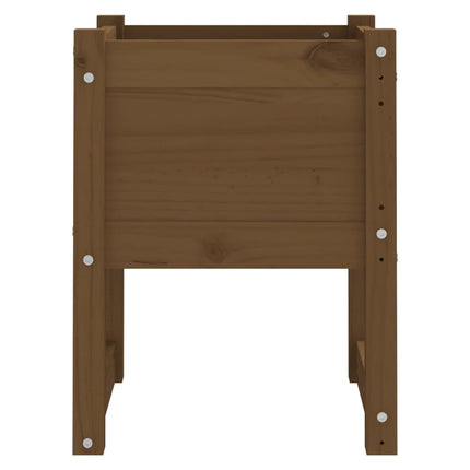 Skrivbord honungsbrun 40x40x52,5 cm massiv furu