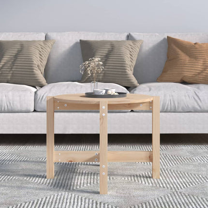 Soffbord Ø 62,5x45 cm massiv furu