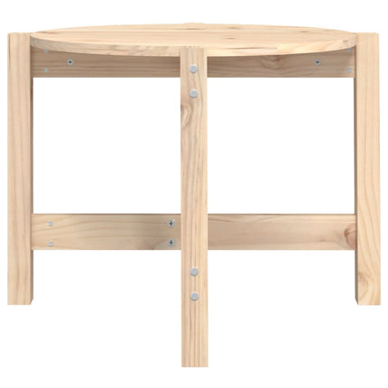 Soffbord Ø 62,5x45 cm massiv furu