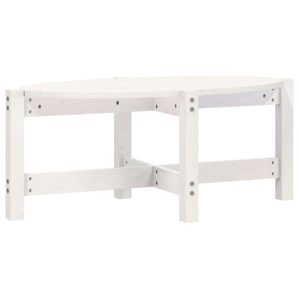 Soffbord vit 87x48x35 cm massiv furu