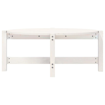 Soffbord vit 87x48x35 cm massiv furu