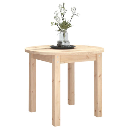 Soffbord Ø 55x45 cm massiv furu