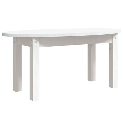 Soffbord vit 80x40x35 cm massiv furu