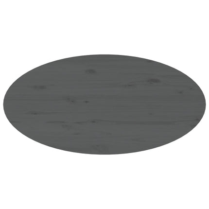Soffbord grå 80x40x35 cm massiv furu