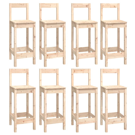 Barmöbler 9 delar massiv furu