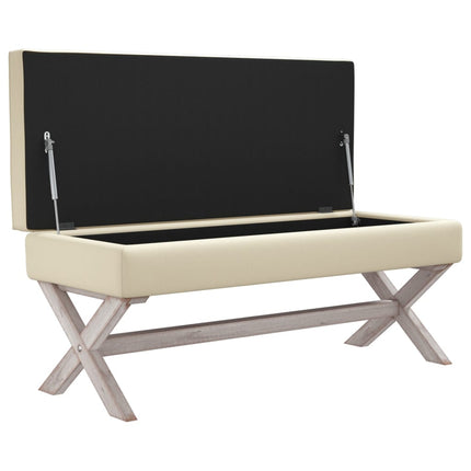 Förvaringspall 110x45x49 cm linne