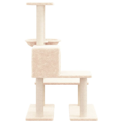 Katträd med klöspelare sisal gräddvit 94,5 cm