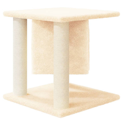 Klösträd med sisalpelare gräddvit 37 cm