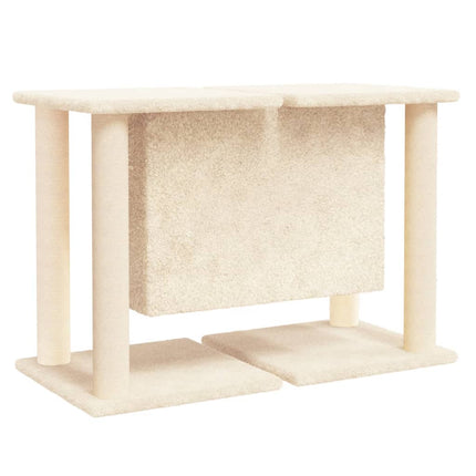 Klösträd med sisalpelare gräddvit 50 cm
